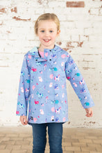 Load image into Gallery viewer, Olivia Girls Coat Lilac Farm- Little Lighthouse