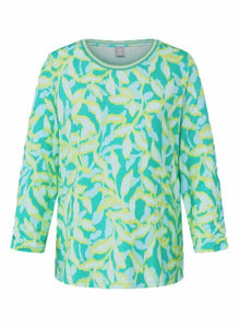 211350 - Abstract leaf Pattern T-Shirt - Rabe