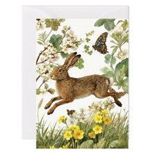 Load image into Gallery viewer, Spring Hare Greeting Card Set