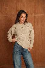 Load image into Gallery viewer, Beige Floral Jumper