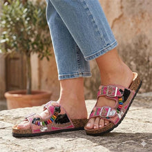Load image into Gallery viewer, Jess - Fuchsia Slider - Heavenly Feet