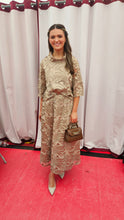 Load image into Gallery viewer, Gold Blouse with Floral Detail  - Noen