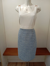 Load image into Gallery viewer, 78628- Blue &amp; Cream Dress &amp; Jacket - Tia