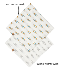 Load image into Gallery viewer, Peter Rabbit 2 pack Muslin Gift Box