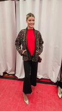 Load image into Gallery viewer, Red &amp; Gold Print Reversible Jacket - Powell Craft