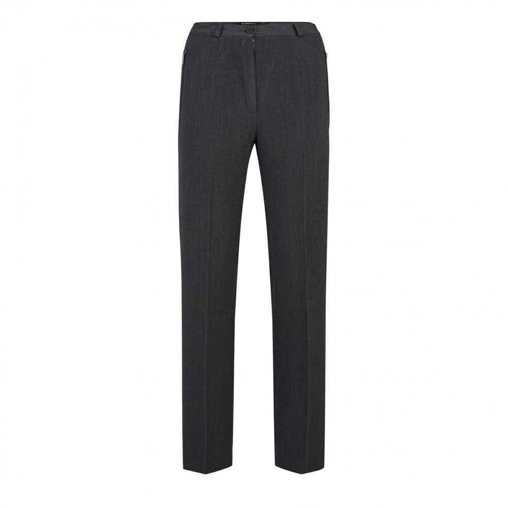 51562- Sahra Classic Trousers- Grey Charcoal - Robell