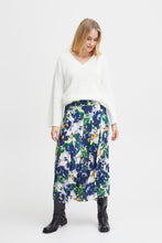 Load image into Gallery viewer, 2623- Floral Print Skirt - Fransa