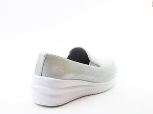 Charly Loafer - Silver - Heavenly Feet