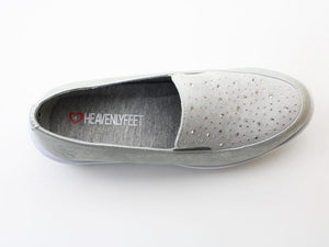Charly Loafer - Silver - Heavenly Feet