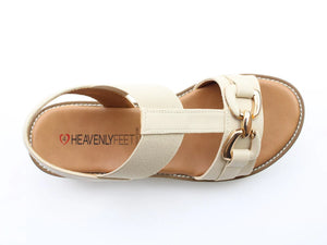 Lulu2 Sandal - Beige - Heavenly Feet