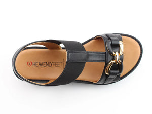 Lulu2 Sandal - Black - Heavenly Feet