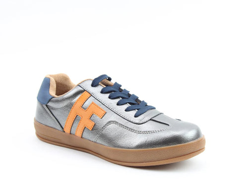 Madison Trainer - Pewter/Orange - Heavenly Feet
