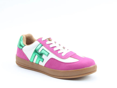 Madison Trainer - Fushica/White - Heavenly Feet