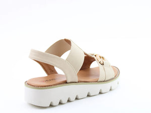 Lulu2 Sandal - Beige - Heavenly Feet