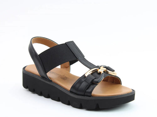 Lulu2 Sandal - Black - Heavenly Feet