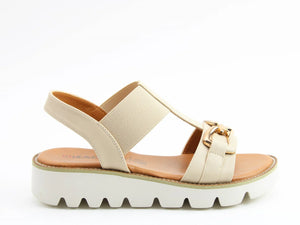 Lulu2 Sandal - Beige - Heavenly Feet