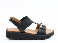 Load image into Gallery viewer, Lulu2 Sandal - Black - Heavenly Feet