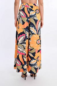 142 - Wide-Leg Printed Pants - Molly Bracken