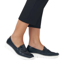 Load image into Gallery viewer, 53785- Slip On Navy Shoes - Rieker