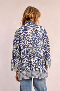 123 - Zebra Print Kimono - Molly Bracken