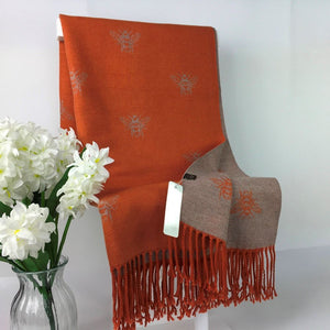 2105-001- Bee Scarf-Orange