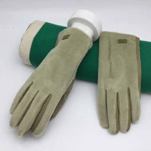 180- Two Tone Gloves- Green