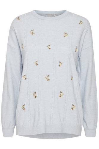 0093- Floral Embroidered Jumper - Fransa