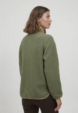 Load image into Gallery viewer, 0887 Fransa Fleece Jacket- Forest Green