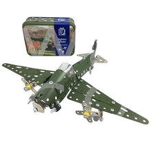 Load image into Gallery viewer, 101317 Gift in a Tin- Fighter Plane Construction Kit