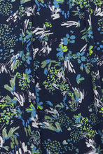 Load image into Gallery viewer, 1883- Navy V-Neck Floral Dress- Fransa