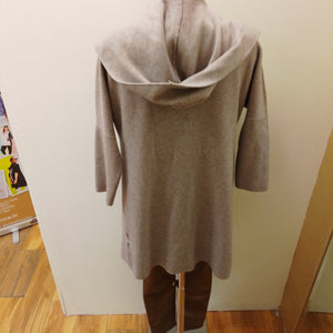 8806 DECK Hooded Knit FreeSize- Mocha