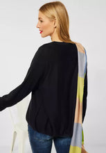 Load image into Gallery viewer, 253363-Navy Drawstring Cardigan - Street One