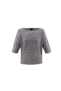 6561- Sand/Black Fleck Sweater- Marble