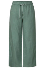 Load image into Gallery viewer, 376152- Street one Linen Pants Leafy Green