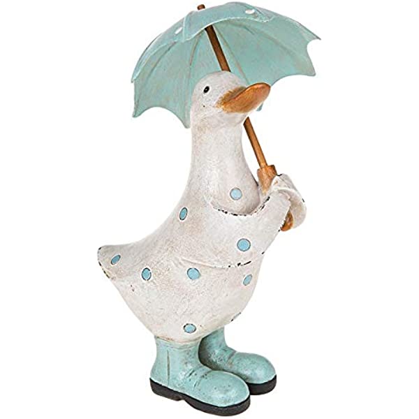 Polka Dot Brolly Duck Aqua- Small