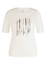 Load image into Gallery viewer, 113301-Diamanté Print Top- Rabe