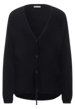 Load image into Gallery viewer, 253363-Navy Drawstring Cardigan - Street One