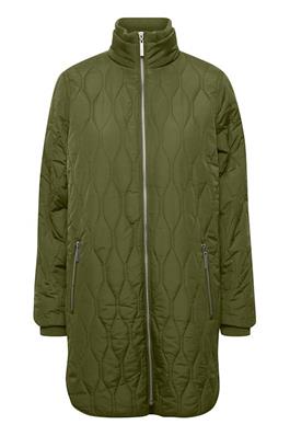 0767 - Fransa Quilted Jacket - Olive