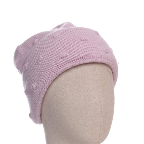 5000816- Bobbled beanie Hat-Lilac- Zelly