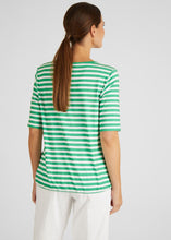 Load image into Gallery viewer, 121353- Striped Top with Floral Print- Rabe