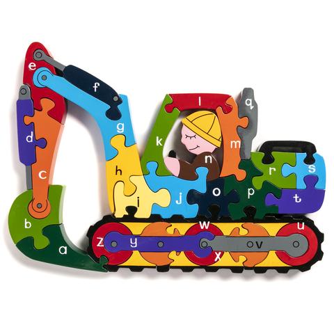 ALPHABET DIGGER JIGSAW PUZZLE