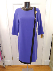 Via Veneto dress- violet/black