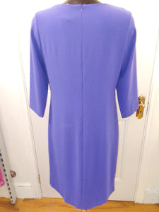 Via Veneto dress- violet/black