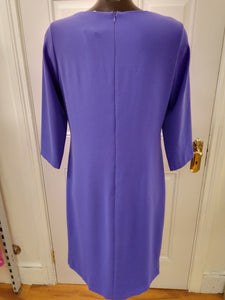 Via Veneto dress- violet/black