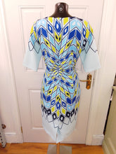 Load image into Gallery viewer, V3620 -Via Veneto dress- turquoise print