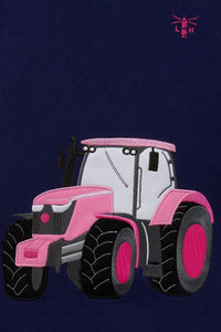 Pink Tractor Hoody - Little Lighthouse