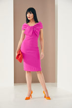 Load image into Gallery viewer, 22137 Kate Cooper Shoulder Bow Dress