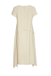 169 Dress with Placement Print Skirt- Naya