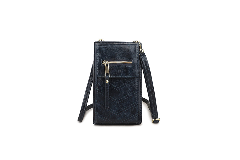 Q002- Iphone Wallet - Navy