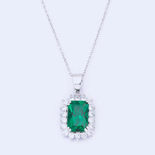 Load image into Gallery viewer, Classic Emerald Pendant- Knight &amp; Day Jewellery